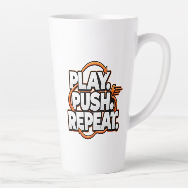 Push Beyond the Ordinary Latte Mug (Right)