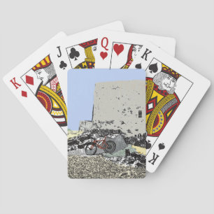 Push Bike and Martello Tower Hythe Kent Playing C Cards