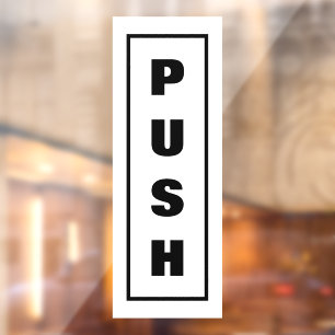 Push Door Sign,