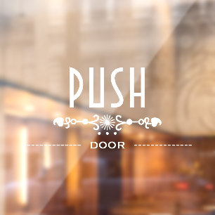 Push Door Sign,