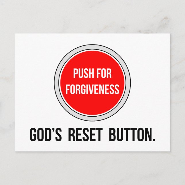 Push for Forgiveness Postcard (Front)