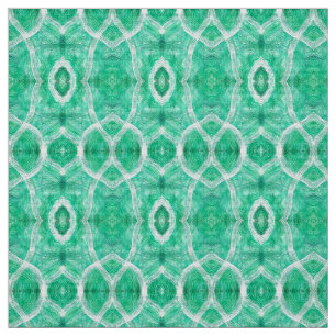 Push Light Green Abstract Watercolor Art Fabric