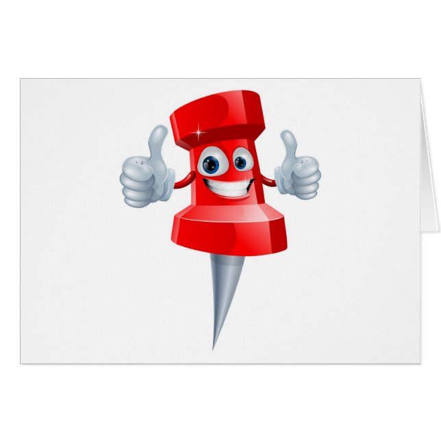 Push pin man (Front Horizontal)