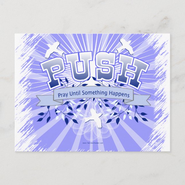 PUSH POSTCARD (Front)