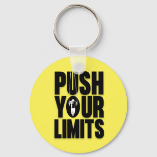 Push Your Limits Man pushing with TRX Key Ring