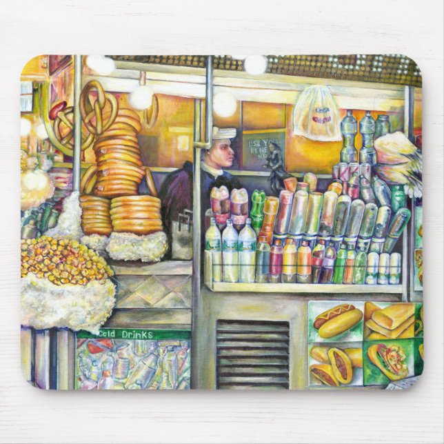 Pushcart Paradise Mouse Pad (Front)