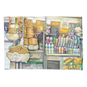 Pushcart Paradise Pillowcase