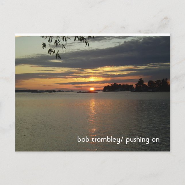 pushing on postcard1 postcard (Front)