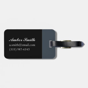 Pushing the Sledge Youlgreave Luggage Tag