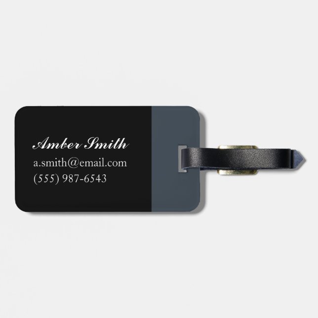 Pushing the Sledge Youlgreave Luggage Tag (Back Horizontal)
