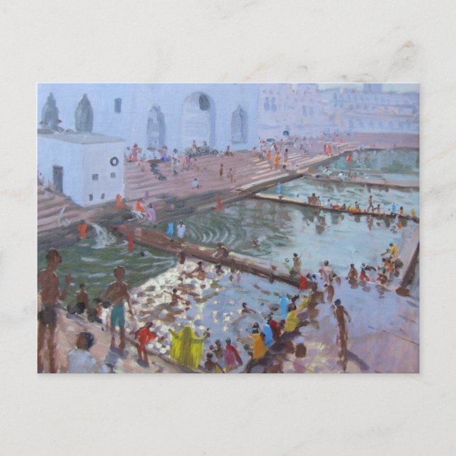 Pushkar ghats Rajasthan Postcard (Front)