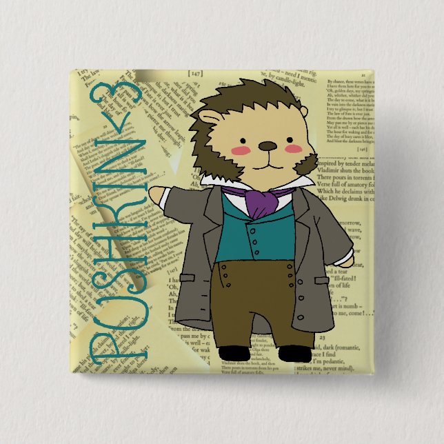 Pushkin square button (Front)