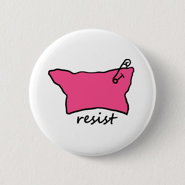 Pussy Hat Resist button (Front)