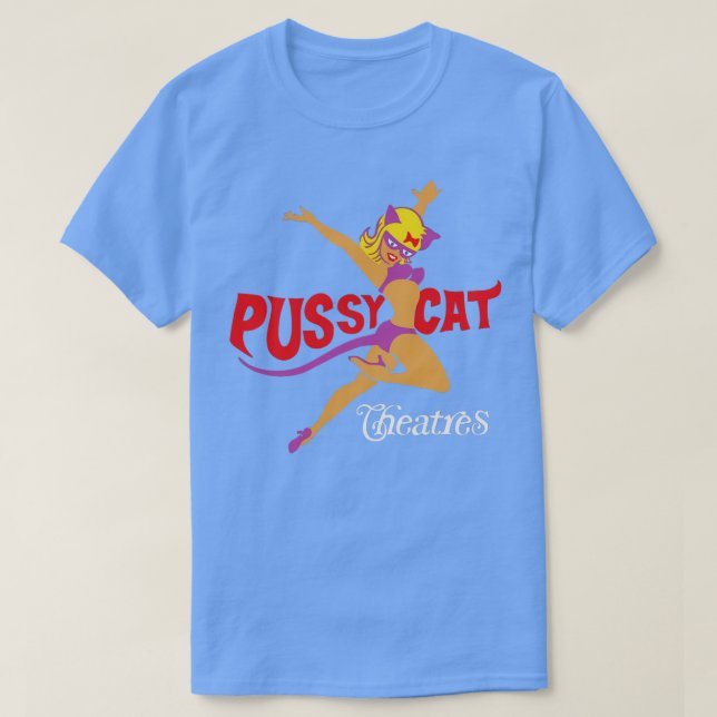 Pussycat Theatre Hollywood Los Angeles Retro Vinta T-Shirt (Design Front)