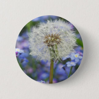 Pusteblumen Dream in Blue Vergismal 6 Cm Round Badge