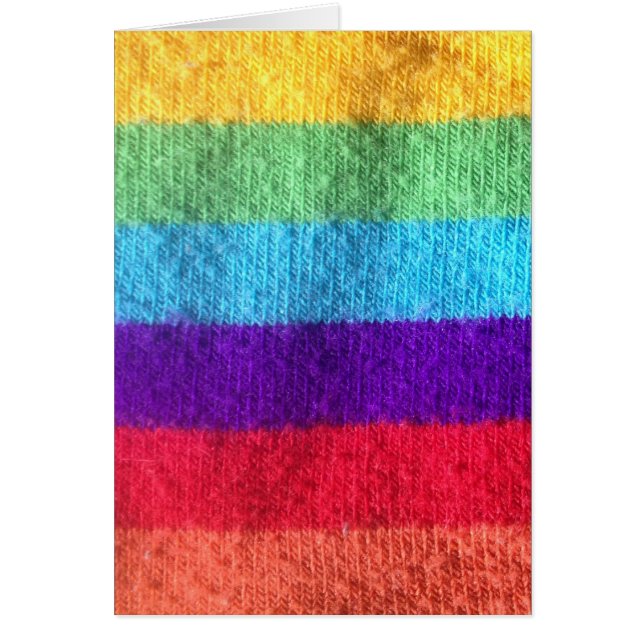 Put a colorfull sock on it sock fabric image (Front)