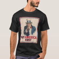 Put America First Poster Trump 2024 Patriotic Amer