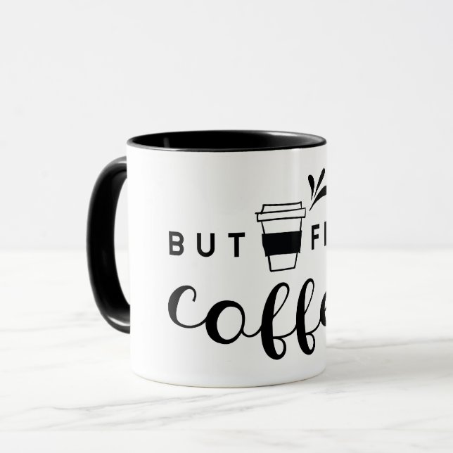 Put first coffee mug (Front Left)