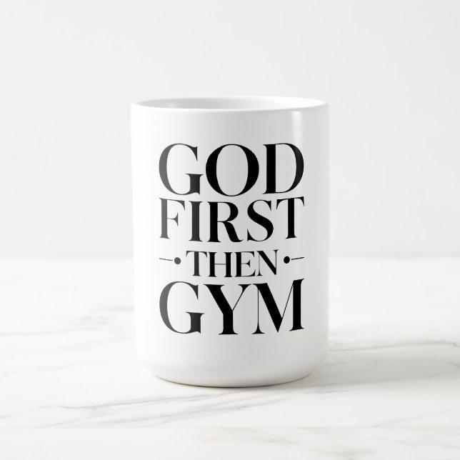 Put God first and everything else falls into place Coffee Mug (Center)