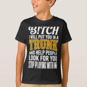 Put in A Trunk and Help People Look for T-Shirt