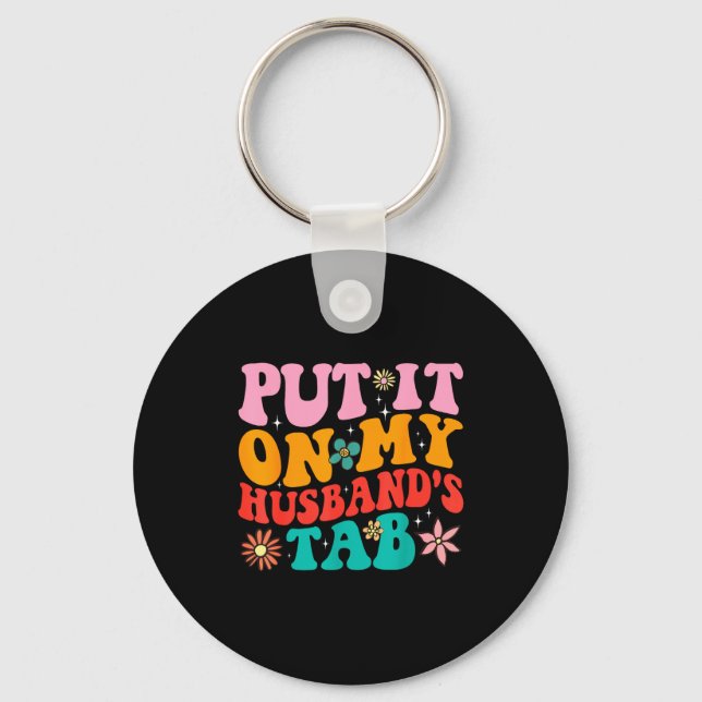 Put it my husband's tab key ring (Front)