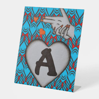 Put It Out There Colourful Art Plastic Pedestal S Sign