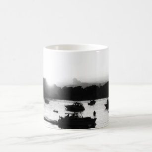 Put-n-Bay Lake Erie Island Black n White Coffee Mug