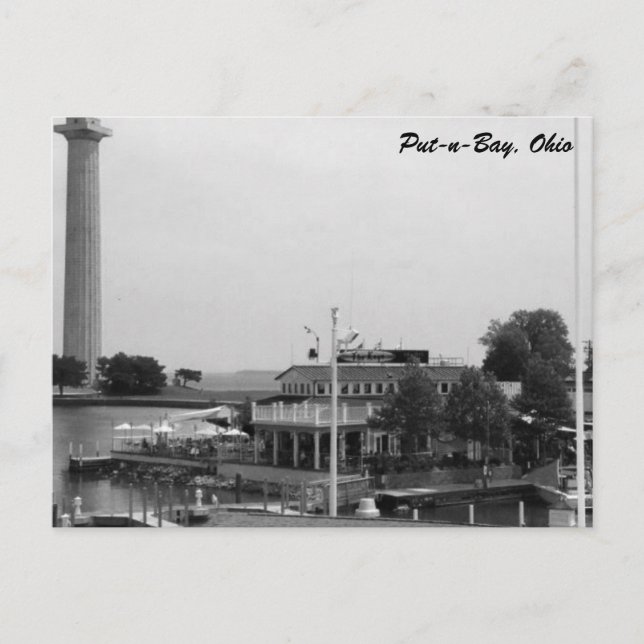 Put-n-Bay Perry Monument Photo postcard (Front)
