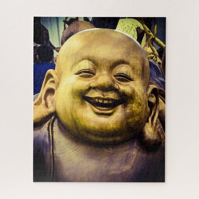 Put on a Happy Face - Buddha - 16x20 - 520 pc Jigsaw Puzzle (Vertical)