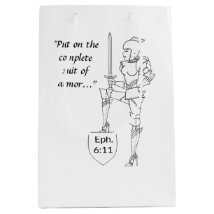 "Put on the complete Suit of Armor" Medium Gift Bag