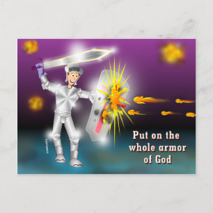 Put on the Whole Armour of God Postcard