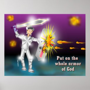 Put on the Whole Armour of God Poster