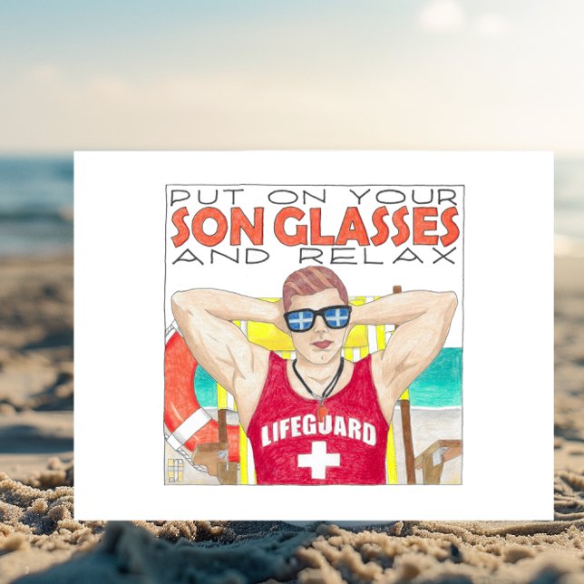 Put on Your Songlasses Inspirational Postcard (Creator Uploaded)