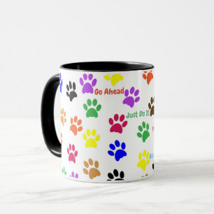 Put Paw Prints All Over Your Heart Mug