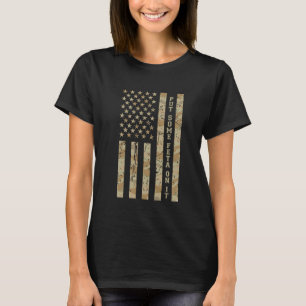 Put Some Feta On It Foodie Greek Food Desert Camo T-Shirt