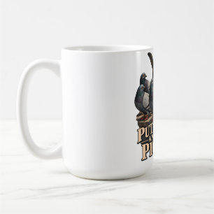 Put the Cat Among the Pigeons Vintage Tabby Cat Pr Coffee Mug