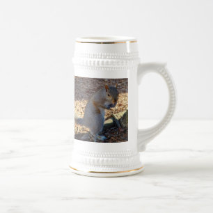 "Put Up Your Dukes!" Squirrel Beer Stein