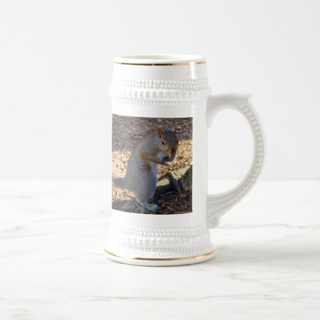 "Put Up Your Dukes!" Squirrel Beer Stein (Right)