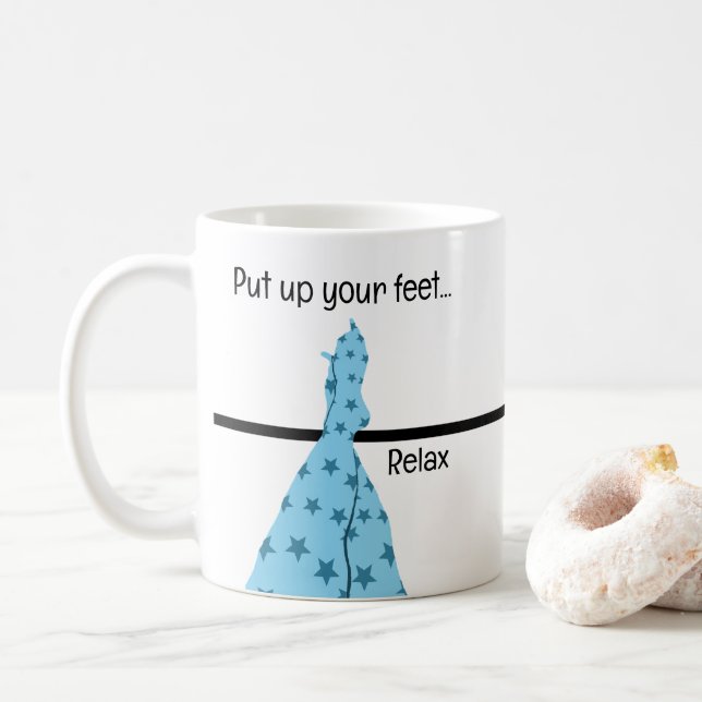 Put Your Feet Up Relax Mug (With Donut)