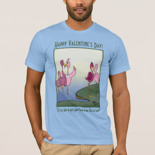 Put Your Foot Down Light Blue Valentine's T-Shirt