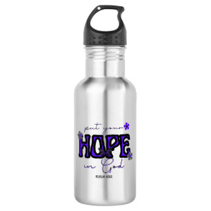 Put Your Hope in God Water Bottle