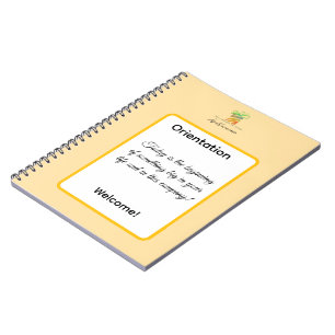 Put Your Logo Here New Employee Orientation  Notebook