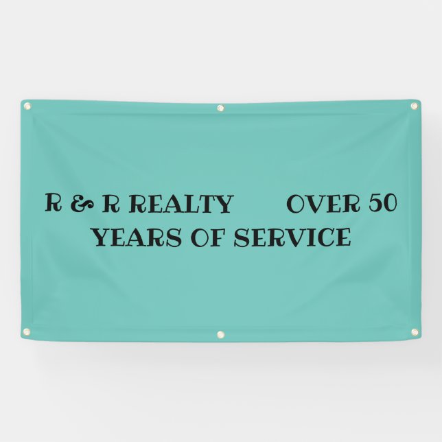 PUT YOUR MESSAGE HERE...OUTDOOR  BANNER (Horizontal)