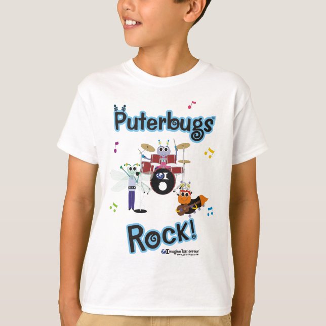 Puterbugs Rock! T-Shirt (Front)