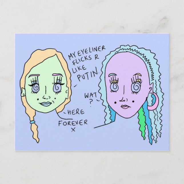 Putin Baby | Postcard Print | #overheard (Front)