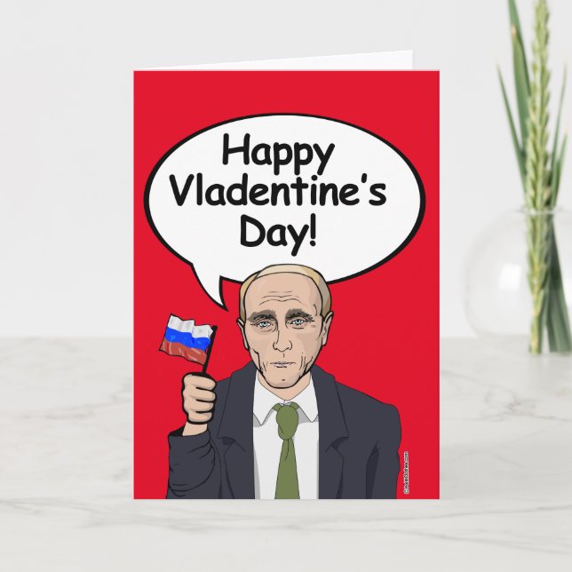 Putin Card - Happy Vladentine's Day - - Election 2 (Front)