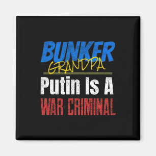 Putin Is A War Criminal Ukraine Ukrainian Magnet