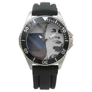 Putin with Russian Flag Watch