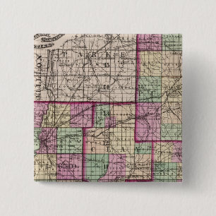 Putnam County and Vigo County 15 Cm Square Badge