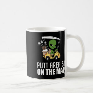 Putt Area Fifty One 51 On The Map Golf Player Alie Coffee Mug